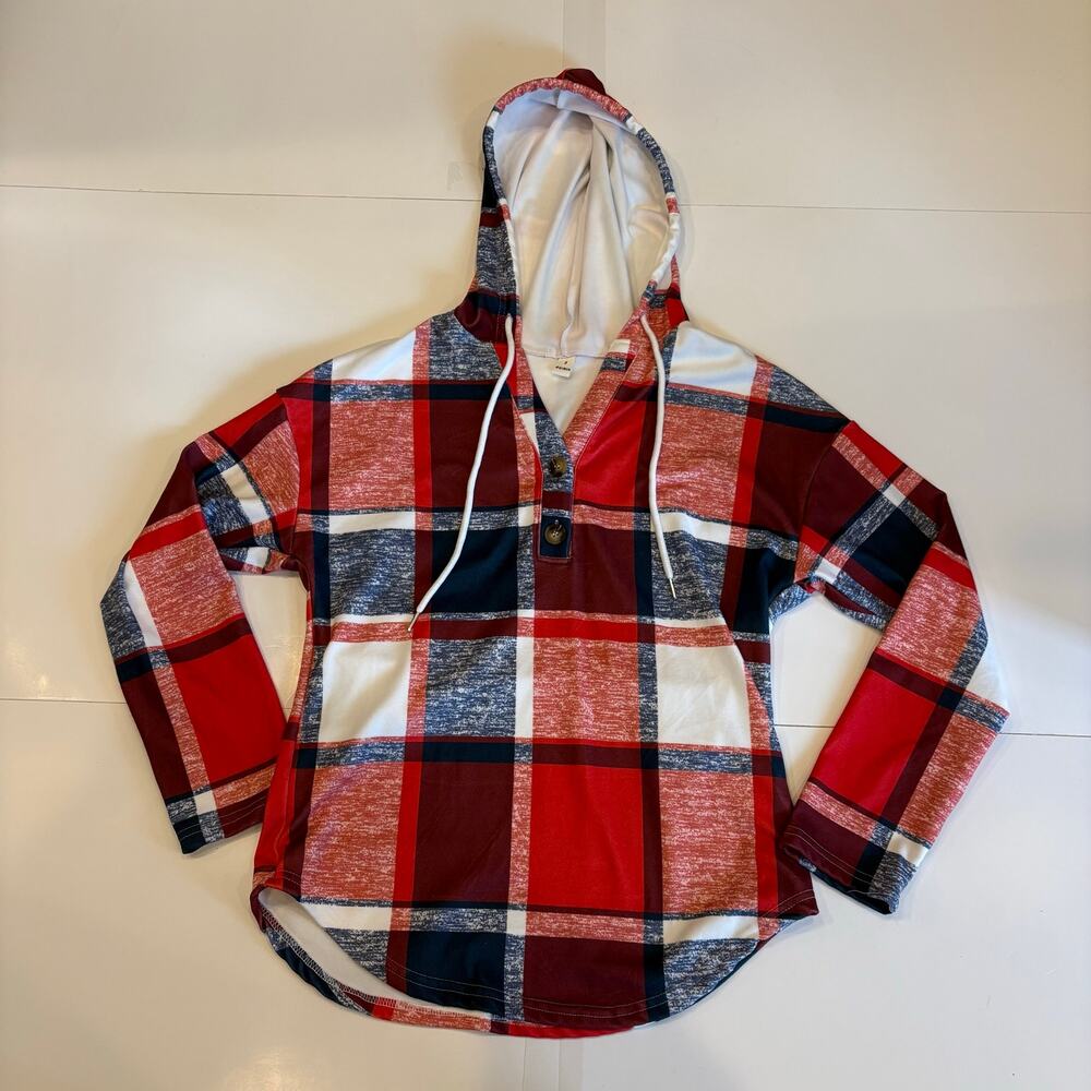 Rumia Plaid Hoodie